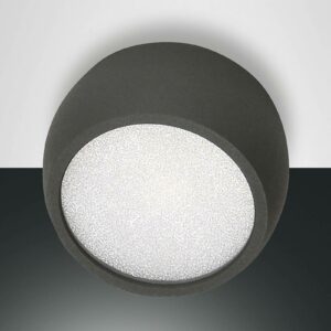 Rundt Vasto LED-downlight, antracit
