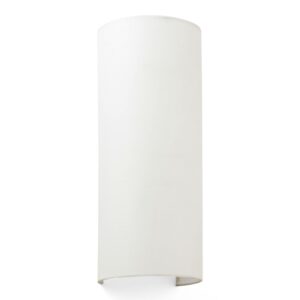 Cotton væglampe, buet, 37 x 15 cm, beige
