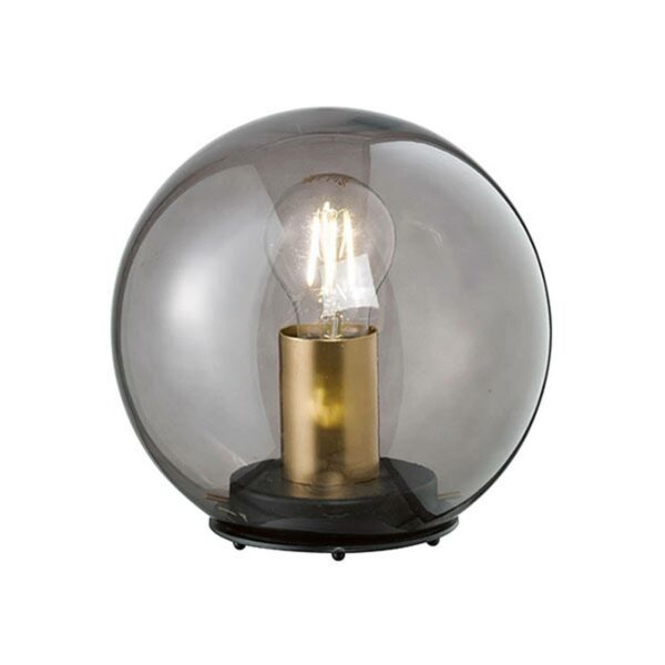 Dini bordlampe med kugleskærm i glas, 20 cm