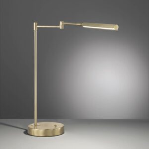 Nami LED-bordlampe, dæmpbar, messingfarvet