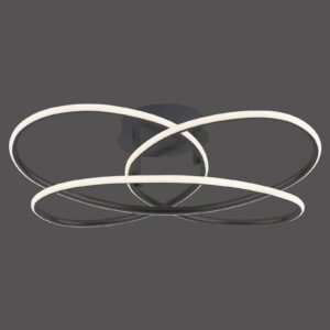 Node LED-loftlampe, dæmpbar, sort