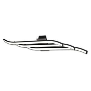 Imponerende LED-loftlampe Largo, sort