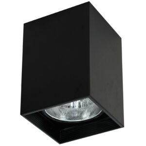 Downlight square loftspot, sort, bredde 11,5 cm