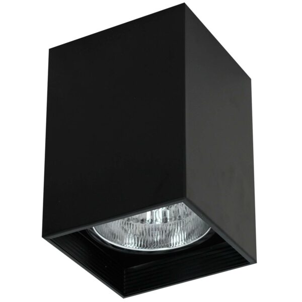 Downlight square loftspot, sort, bredde 11,5 cm