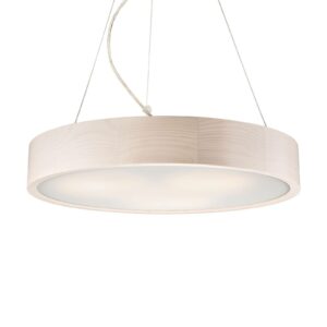 Kerio pendellampe, Ø 47 cm, hvid