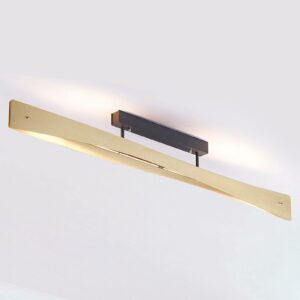 Rothfels Lian LED-loftlampe, messing, sort