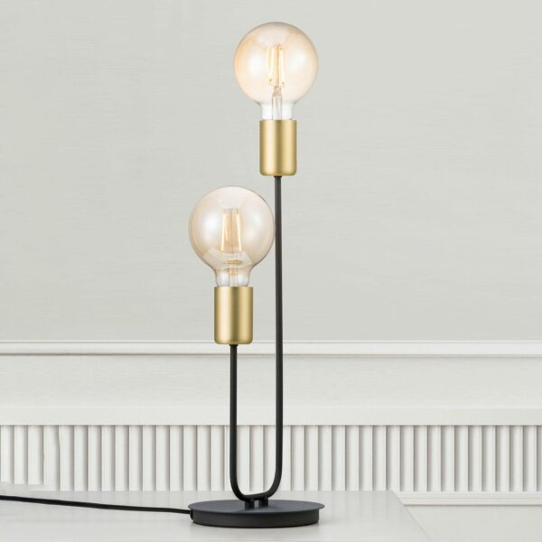 Josefine bordlampe med to fatninger
