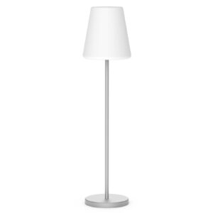 Newgarden Lola Slim 120 solcelle-gulvlampe, grå