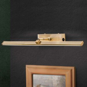 LED-gallerilampe Suren i antik messing, 50 cm