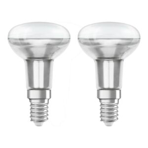 OSRAM LED-reflektorpære E14 R50 1,6W 2.700K 2 stk