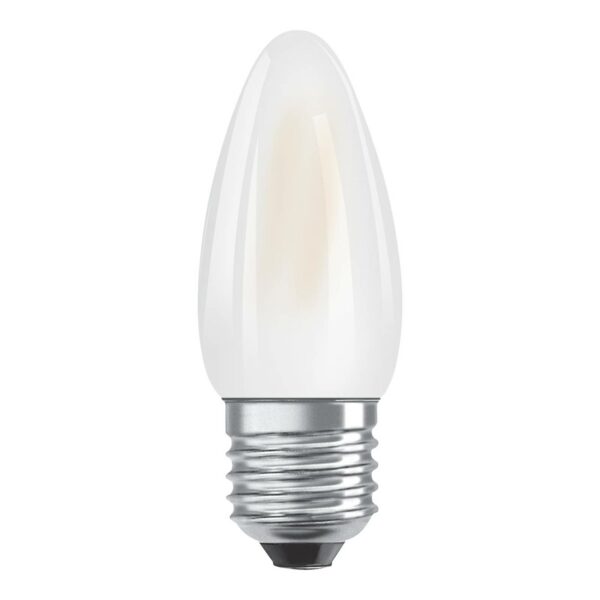 OSRAM LED-kertepære E27 Superstar 4,8W 2.700K mat