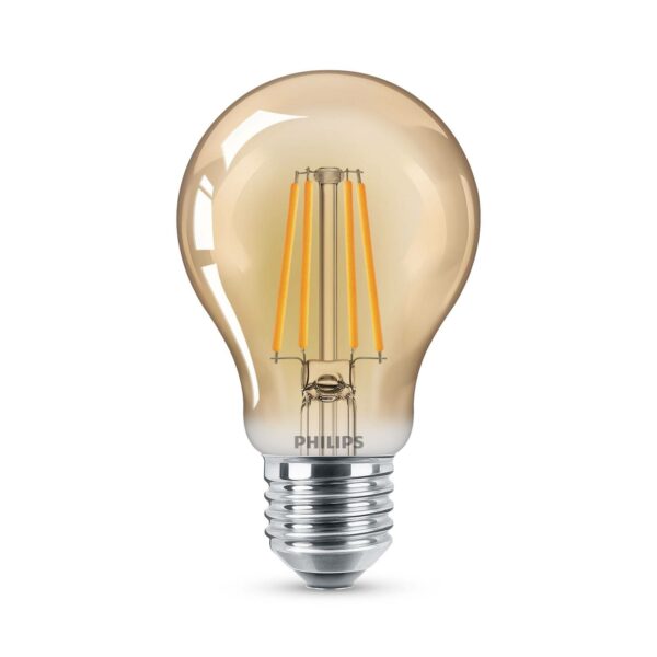 Philips LED-pære filament E27 A60 4W 2.500K