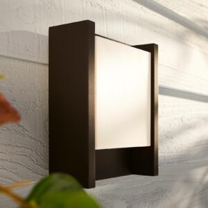 Philips Hue White Fuzo udendørsvæglampe, 22x16cm
