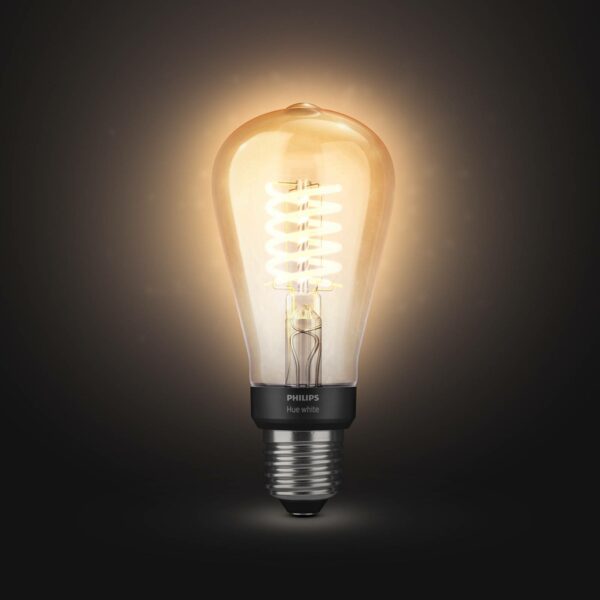 Philips Hue White E27 filamentpære Rustika ST64