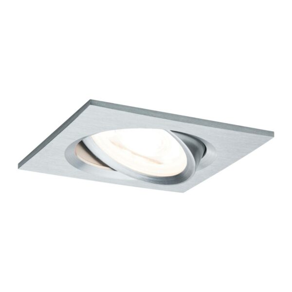 Paulmann LED-spot Nova Coin kantet, dæmpbar, alu