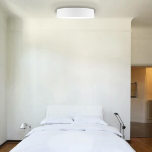 Mia loftlampe, hvid, Ø 50 cm