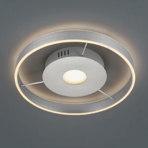 Logan LED-loftlampe, 2.700-6.000 K, mat nikkel