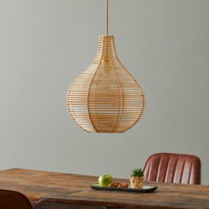 Bolita hængelampe af træ, Ø 42 cm
