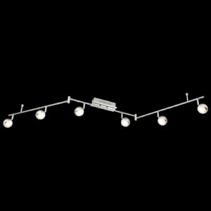 Fulton LED-loftlampe, 6 lyskilder