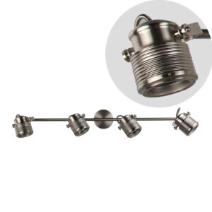 Kim spotlight i industristil, 4 lyskilder