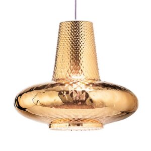 Hængelampe Giulietta 130 cm metallisk gammelguld