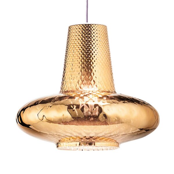 Hængelampe Giulietta 130 cm metallisk gammelguld