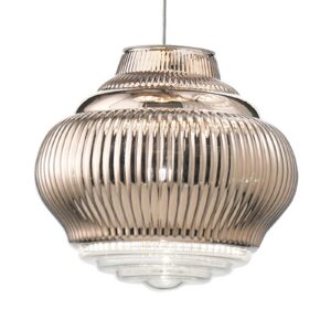 Bonnie pendellampe, 130 cm, roséguld metallic