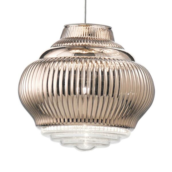 Bonnie pendellampe, 130 cm, roséguld metallic