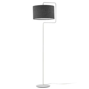 Morfeo stof-gulvlampe i antracit