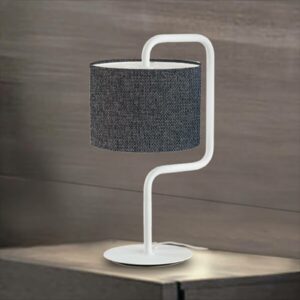 Morfeo - stof-bordlampe i antracit