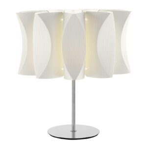 Lume Virus bordlampe, hvidt asketræ