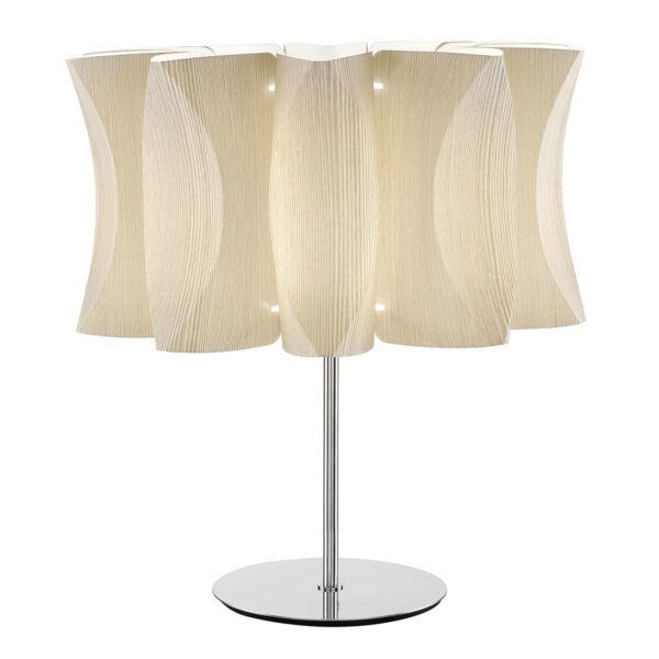 Lume Virus bordlampe, lærketræ