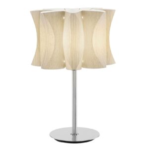 Lumetto Virus bordlampe, lærketræ