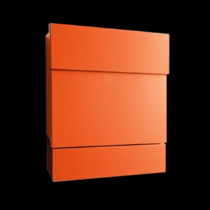 Rummelig brevkasse Letterman V m. avisrum, orange