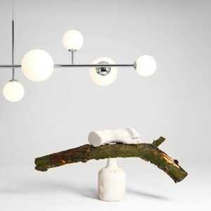 Dione pendellampe, 6 lyskilder, krom