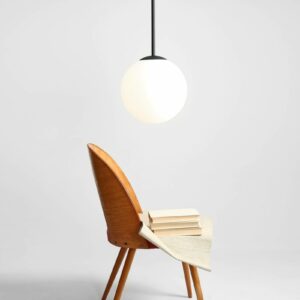 Bosso pendellampe, 1 lyskilde, hvid/sort 30 cm