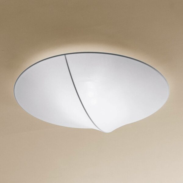 Axolight Nelly tekstilloftlampe, hvid, 60 cm
