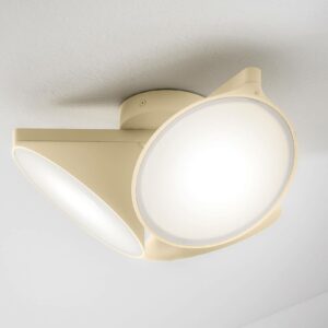 Axolight Orchid LED-loftlampe, sandfarvet