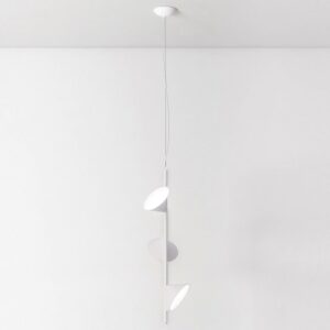 Axolight Orchid LED-hængelampe, 3 lyskilder hvid