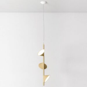 Axolight Orchid LED-hængelampe, 3 lyskilder, sand