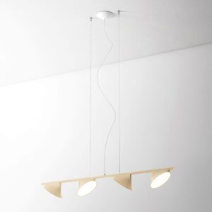 Axolight Orchid LED-hængelampe, 4 lyskilder, sand