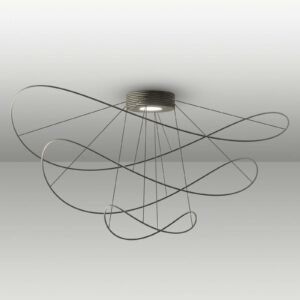 Axolight Hoops 3 LED-hængelampe, sort