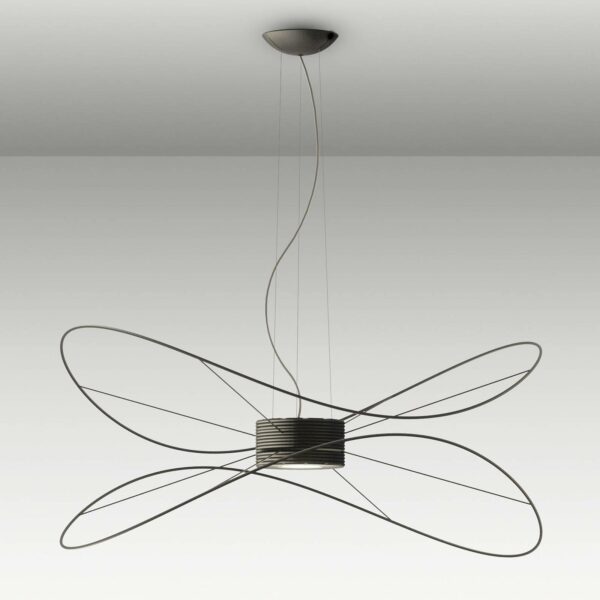 Axolight Hoops 2 LED-hængelampe, sort