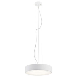 Dayton LED-hængelampe, 1 lyskilde, Ø 35 cm, hvid