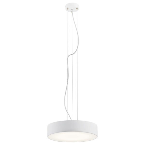 Dayton LED-hængelampe, 1 lyskilde, Ø 35 cm, hvid