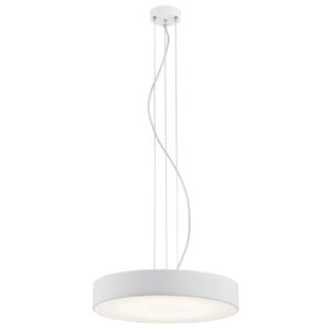 Dayton LED-hængelampe, 1 lyskilde, Ø 45 cm, hvid