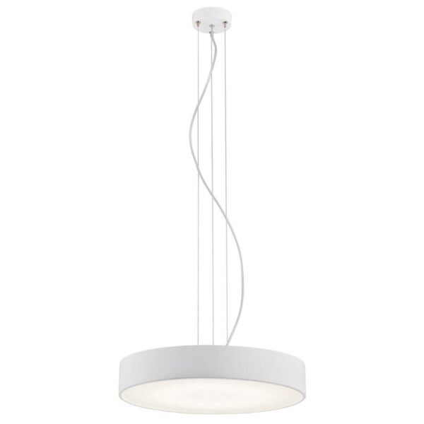 Dayton LED-hængelampe, 1 lyskilde, Ø 45 cm, hvid
