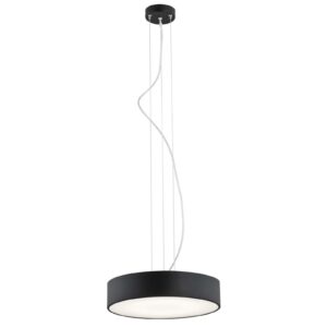 Dayton LED-hængelampe, 1 lyskilde, Ø 35 cm, sort