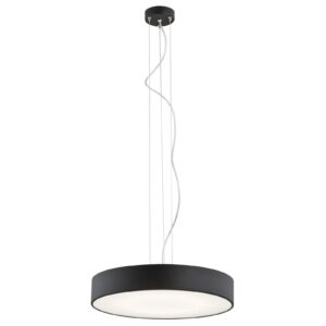 Dayton LED-hængelampe, 1 lyskilde, Ø 45 cm, sort