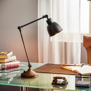 Emoti bordlampe, sort